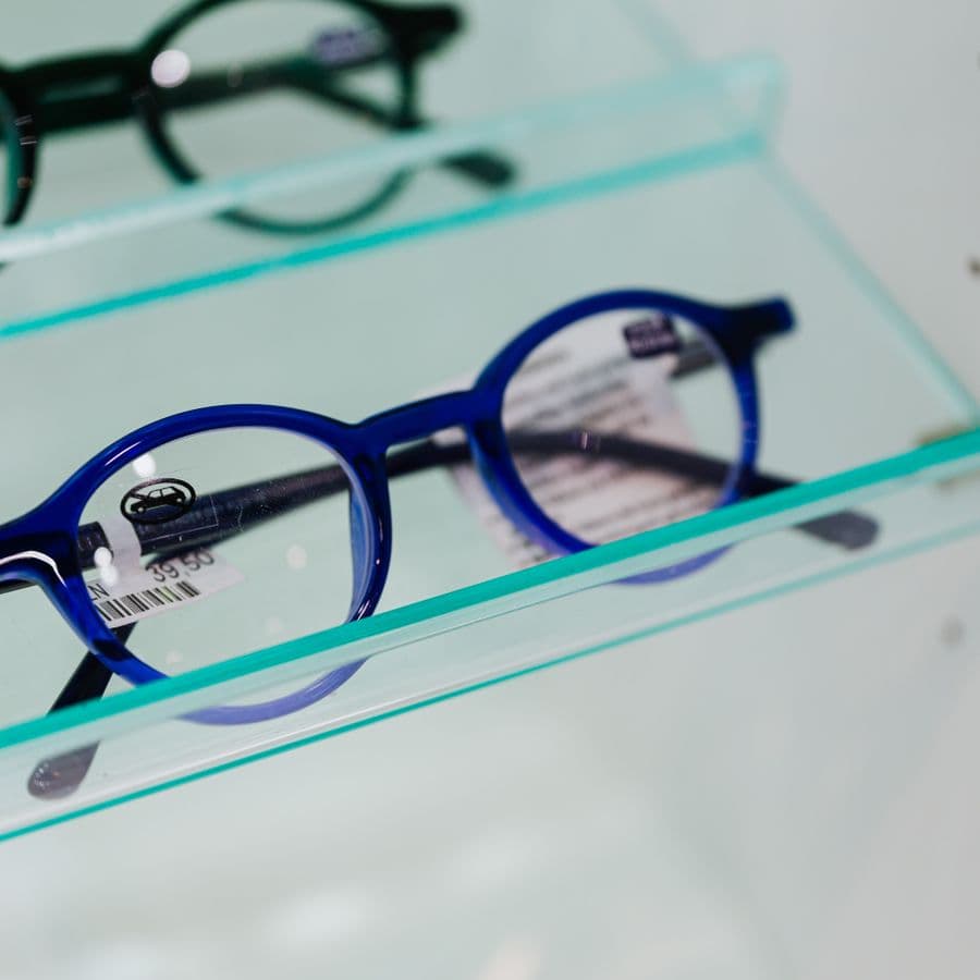 Monture Métal Fine Bleue