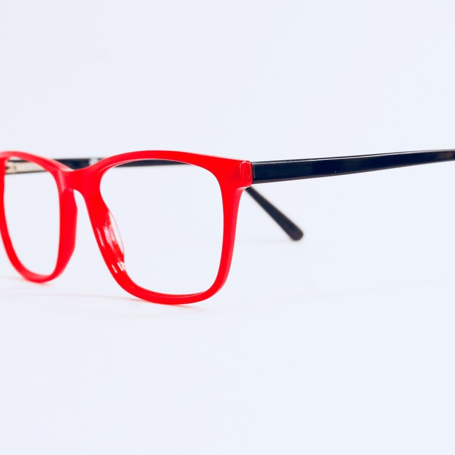 Lunettes Vue Homme Rectangle Bordeaux · Bordeaux