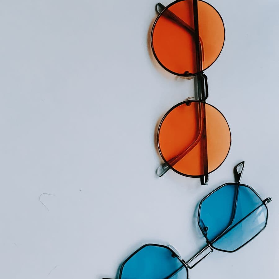 Lunettes Soleil Tropicale Rectangulaire Dorée