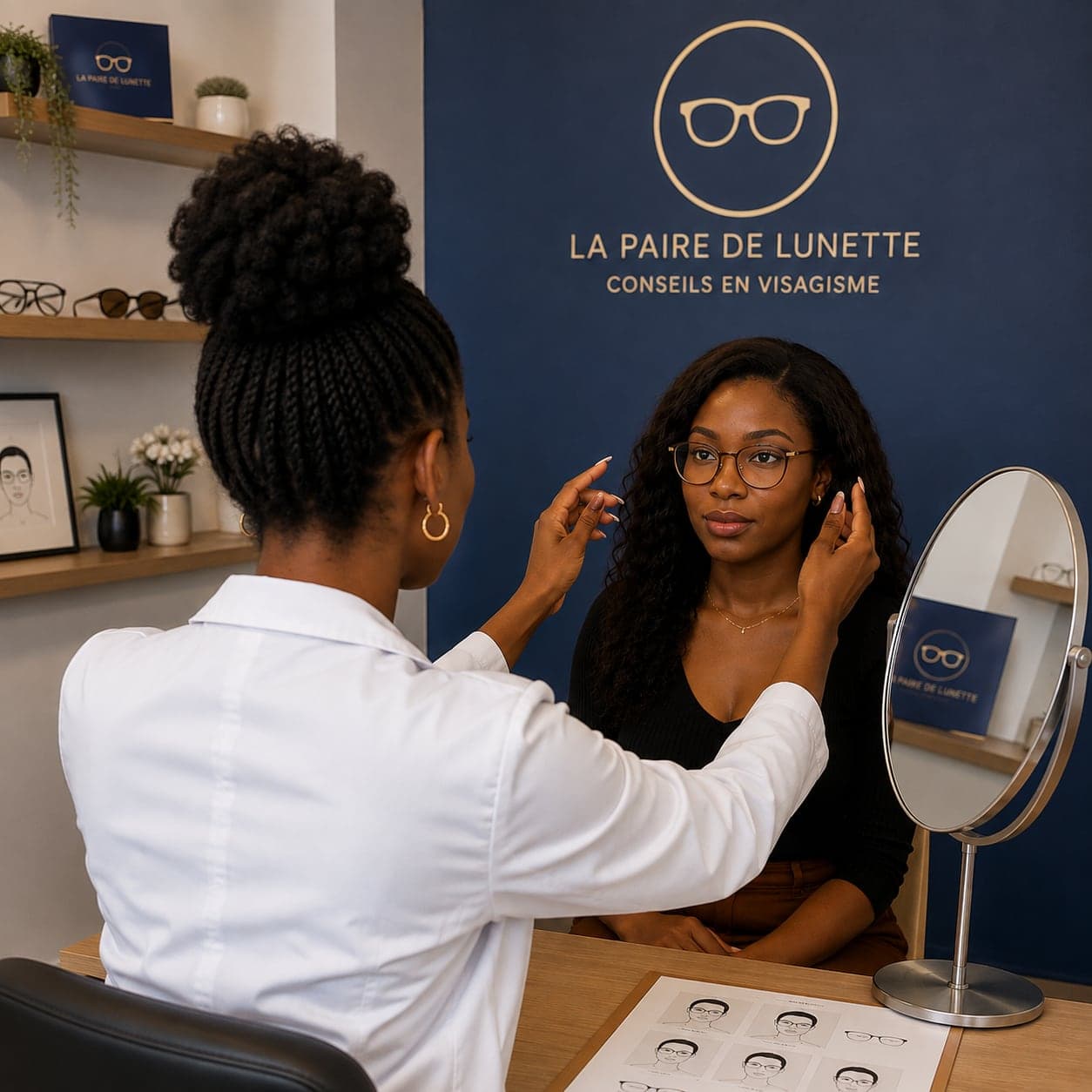 Conseil en visagisme chez SIP LUNETTES